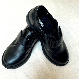 Gymboree Black Faux Leather Shoes size 1